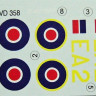 LF Model C7249 Decals Bf 109G Captured (FUJ/HAS) Part II. 1/72