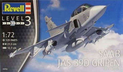 Revell 03956 Сааб JAS-39D Грипен двухместный 1/72