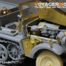 Voyager Model PE351073 WWII German Sd.Kfz.10 Asuf.B Half Track Early Version (DRAGON 6731 ) 1/35