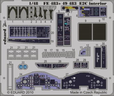 Eduard FE483 E-2C interior S.A. KIN