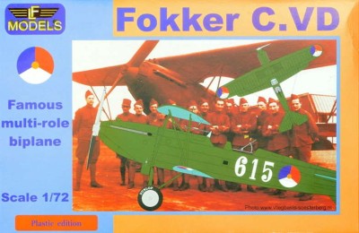 LF Model P7201 Fokker C.VD Holland 1936-1940 (4x camo) 1/72