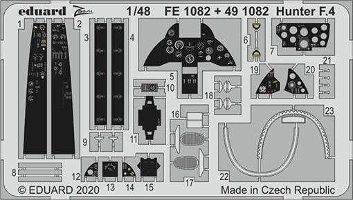 Eduard FE1082 1/48 Hunter F.4 (AIRF)