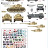 Star Decals 35-C1273 Balkan WW2 # 4. German tanks and AFVs in Greece after 1941. Including Sturm-Division 'Rhodos'.Pz.Kpfw.IV Ausf.G, Sd.Kfz.250/1, Sturmgeschutz/StuG.III F/8, Sturmgeschutz/StuG.III Ausf.G, StuH 42, Kubelwagen, Autoblinda AB 41 1/35
