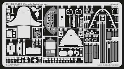 Eduard 32118 F4U-1 interior TRU