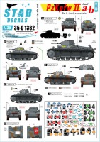 Star Decals 35-C1382 Pz.Kpfw.II Ausf.A/ b Pz II with the early track suspension 1/35