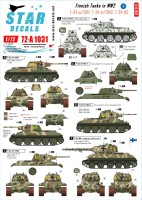 Star Decals 72-A1031 Finnish Tanks in WW2 # 3. Soviet T-34 m/1941, T-34 m/1943 and T34/85 1/72