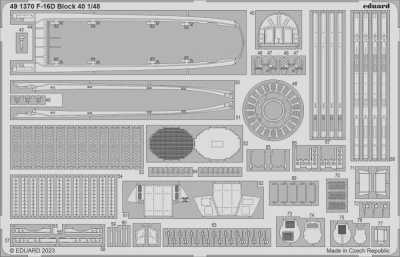 Eduard 491370 SET F-16D Block 40 (KIN) 1/48