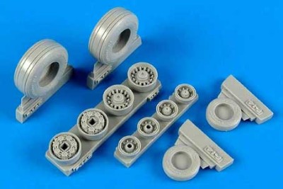 Wheelliant 148005 F-14B/D Tomcat weighted wheels 1/48