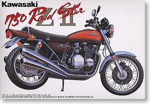Aoshima 041505 Kawasaki 750ZII Road Star 1:12