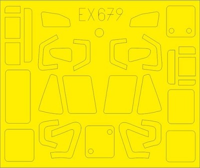 Eduard EX679 Mask 1/48 W-3A Sokol (ANSWER)