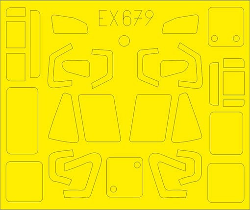 Eduard EX679 Mask 1/48 W-3A Sokol (ANSWER)