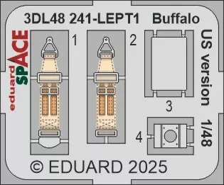 Eduard 3DL48241 Buffalo US version SPACE (TAM) 1/48