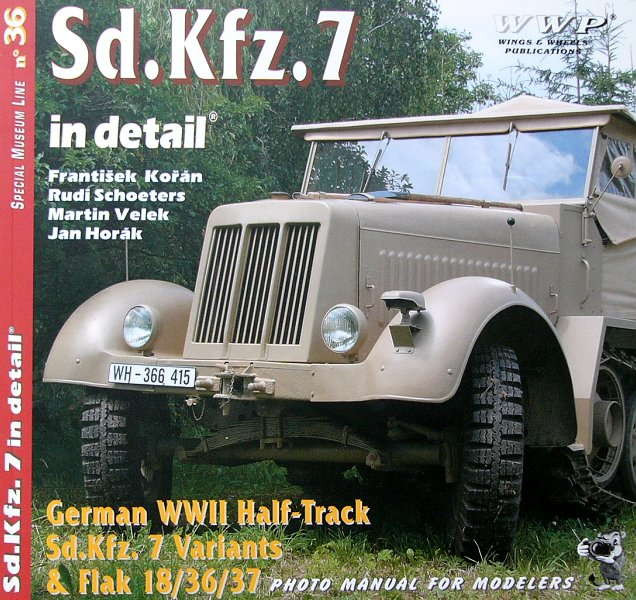 WWP Publications PBLWWPR36 Publ. Sd.Kfz. 7 in detail