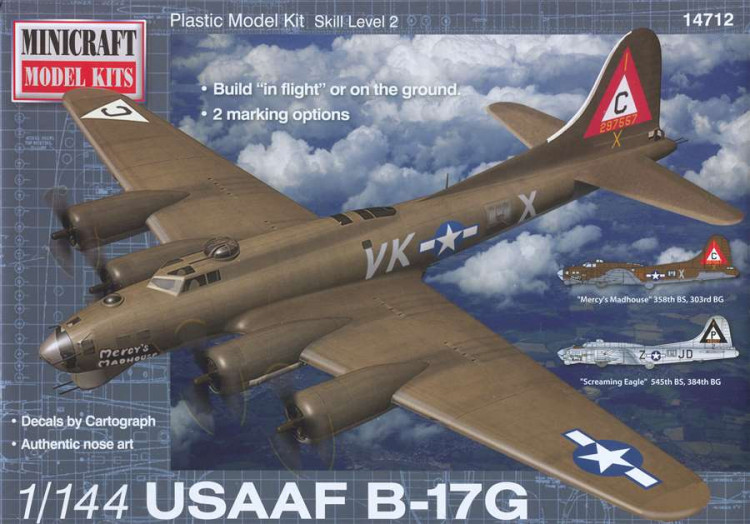 Minicraft MI14712 USAAF B-17G Bomber 1:144