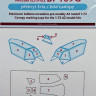 Peewit PW-M72027 1/72 Canopy mask Bf-109G Erla (AZ MODEL)