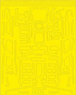 Eduard CX573 Mask 1/72 F-35B surface panels (ACAD)