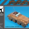 Black Dog T35286 Sd.Kfz.234/1 Puma Canvas NВ°1 (designed to be used with Italeri kits) 1/35