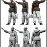 Evolution Miniatures 35091 SS Tankman. WW2 (Winter painting of tank) Set-2
