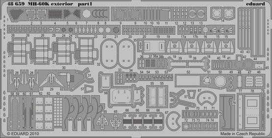 Eduard 48659 MH-60K exterior