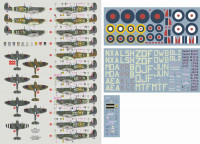 Dk Decals 48046 Spitfire Mk.V of Squadron Leaders (12x camo) 1/48