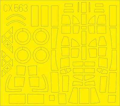 Eduard CX563 Mask 1/72 Wellington GR Mk.VIII (AIRF)