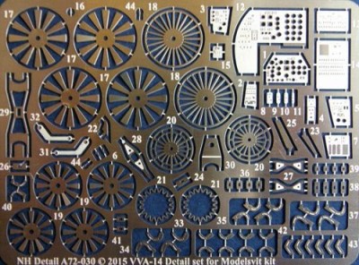NH Detail NHA72-030 VVA-14 Soviet experimental hydroplane Detail Set 1/72
