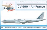 F-rsin Plastic FRP4019 Convair CV-990 Decals Air France 1/144