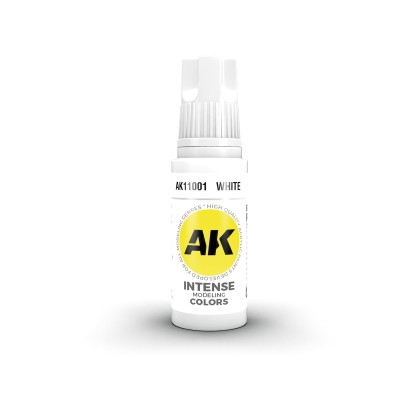 AK Interactive AK-11001 Краска акриловая белый интенсивный серия 3rg 18 мл.