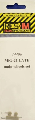 RES-IM RESIM14406 1/144 MiG-21 late wheel set