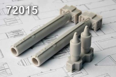 Advanced Modeling AMC 72015 НАР С-25-ОФМ с пусковым устройством О-25Л (в комплекте два НАР). 1/72