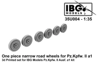 IBG U3504 One piece narrow road wheels - Pz.Kpfw. II A1 1/35