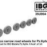 IBG U3504 One piece narrow road wheels - Pz.Kpfw. II A1 1/35