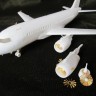 Metallic Details MDM14401 Boeing 757-300 paint masks (designed to be used with Zvezda kits) 1/144