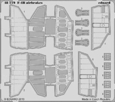 Eduard 48779 1/48 Фототравление F-4B airbrakes