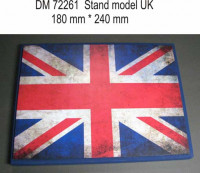 Dan Models 72261 подставка для модели ( тема Великобритания - подложка фото флага .) размер 180мм*240мм (вес850 грамм) 1/72 1/48