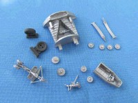 Metallic Details MDR48158 Lockheed U-2A/C landing gears (designed to be used with AFV Club kits) 1/48