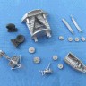 Metallic Details MDR48158 Lockheed U-2A/C landing gears (designed to be used with AFV Club kits) 1/48