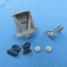 Metallic Details MDR48158 Lockheed U-2A/C landing gears (designed to be used with AFV Club kits) 1/48