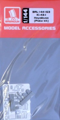 Brengun BRL144163 Ki-43-I - detail resin&amp;PE set (PLATZ) 1/144
