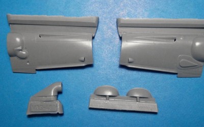 Vector VDS48-110 	Bf109G-6 капоты Erla (Zvezda) 1/48