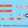 Miniwing Plastic MINI337 Sikorsky HO-3S-1G Dragonfly / USCG 1 bagged kit with canopy paint mask 1/144