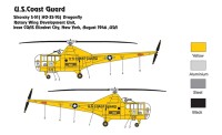 Miniwing Plastic MINI337 Sikorsky HO-3S-1G Dragonfly / USCG 1 bagged kit with canopy paint mask 1/144