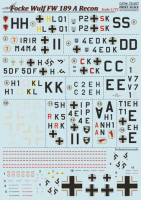 Print Scale 72-207 Focke Wulf Fw-189 A Recon 1/72