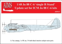 Aims AIMS48P019 Junkers Ju-88C-6 'Single B Stand' (designed to be used with ICM UA GB kits) 1/48