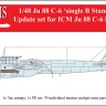 Aims AIMS48P019 Junkers Ju-88C-6 'Single B Stand' (designed to be used with ICM UA GB kits) 1/48