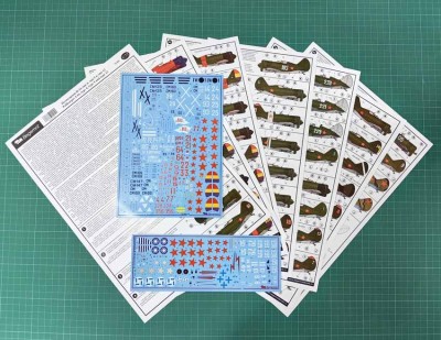 Begemot Decals 72-092 Поликарпов И-16 тип 4, 5, 12 1/72