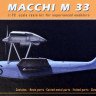 Sbs Model M7027 Macchi M 33 'Schneider Trophy' (resin kit) 1/72