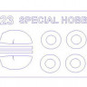 KV Models 72580 Як-23 (SPECIAL HOBBY #72242,#72248) + маски на диски и колеса Special Hobby 1/72