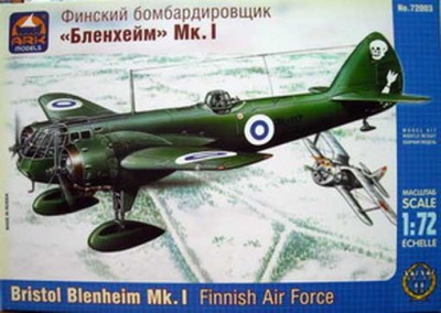 ARK 72003 Финский бомбардировщк &quot;Бленхейм&quot; Мк.I 1/72