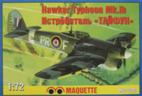 MSD-Maquette 7202 Самолет Hawker Typhoon Mk.I B 1/72